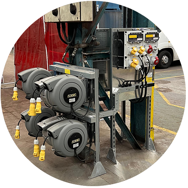 Cable reels and bespoke distribution units all part of One Way Group ...